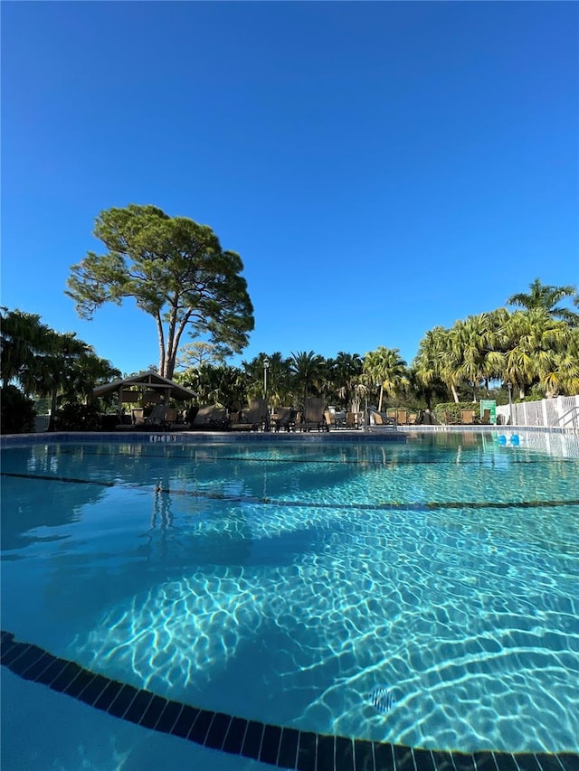 view of pool