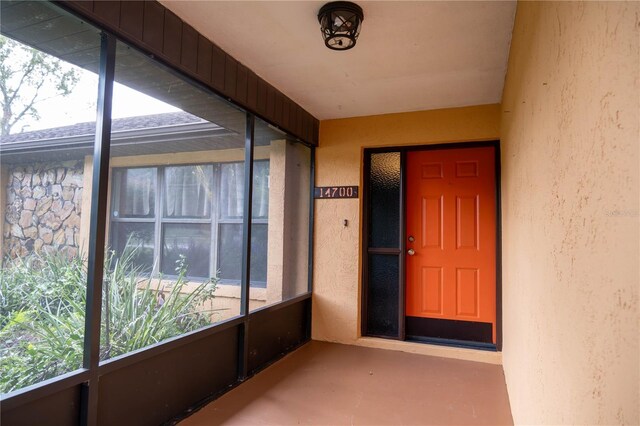 view of property entrance