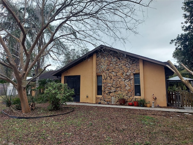 view of home's exterior