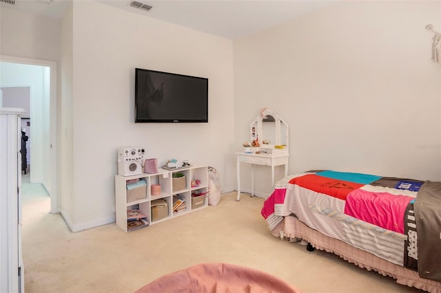 bedroom featuring carpet flooring