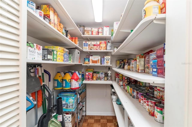 view of pantry