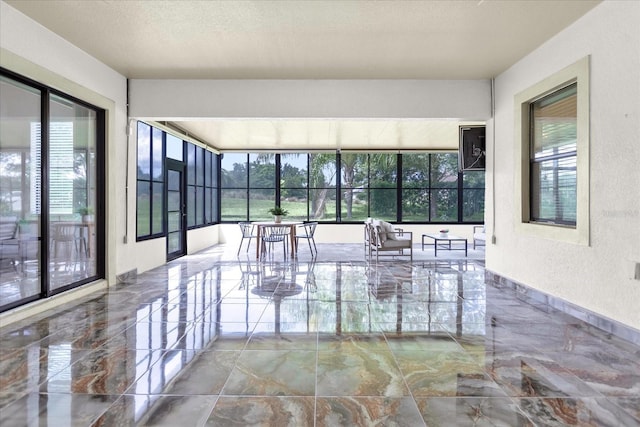 sunroom with a wealth of natural light