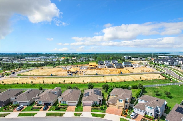 drone / aerial view featuring a residential view