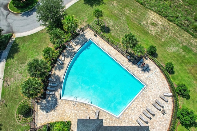 view of pool