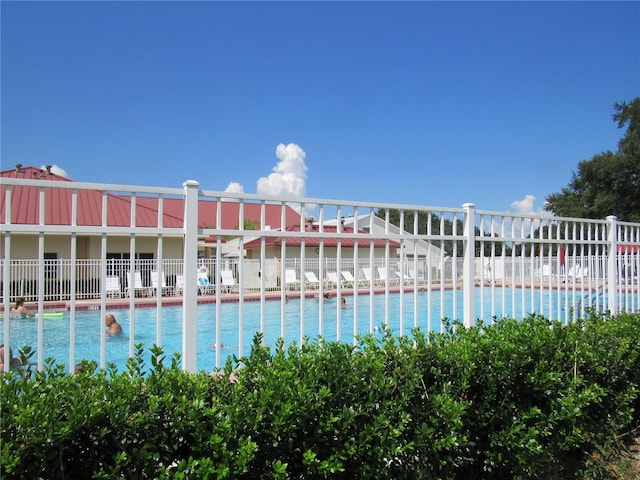 view of pool