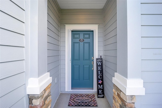 view of entrance to property