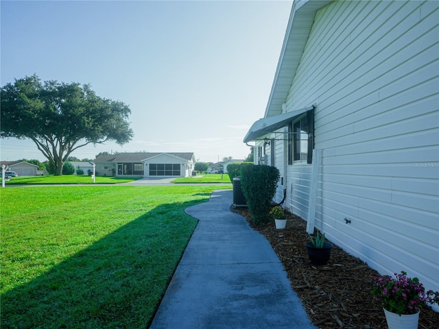 view of yard