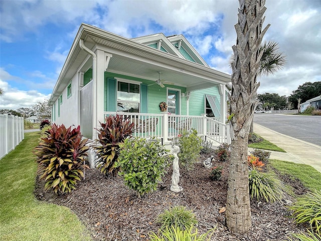 bungalow-style house with a porch