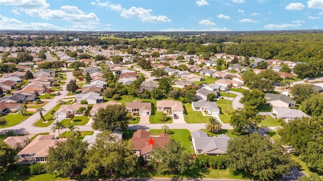 bird's eye view featuring a residential view