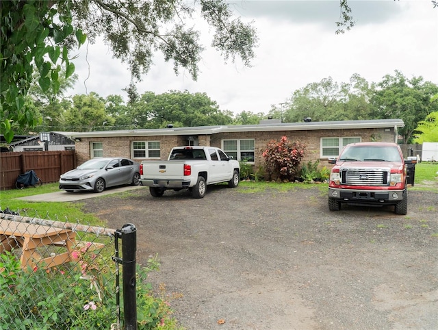 view of ranch-style home