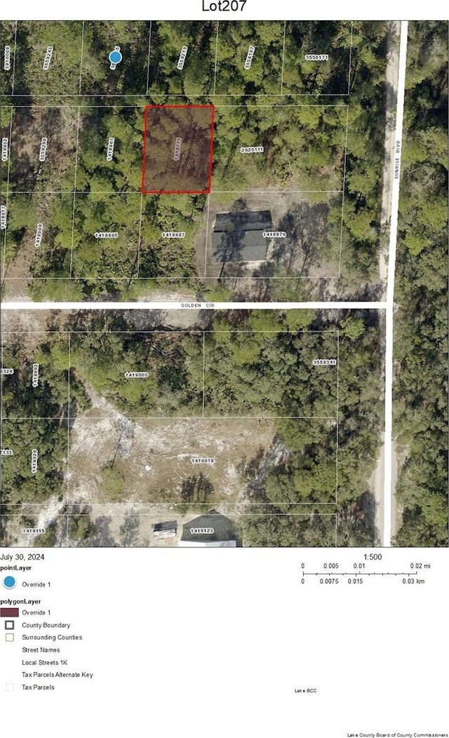 LOT207 Sunrise Blvd, Mount Dora FL, 32757 land for sale