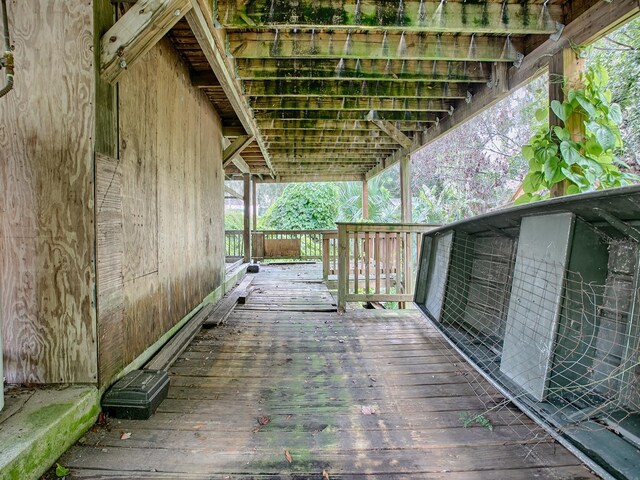 view of deck