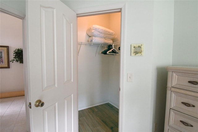 view of closet