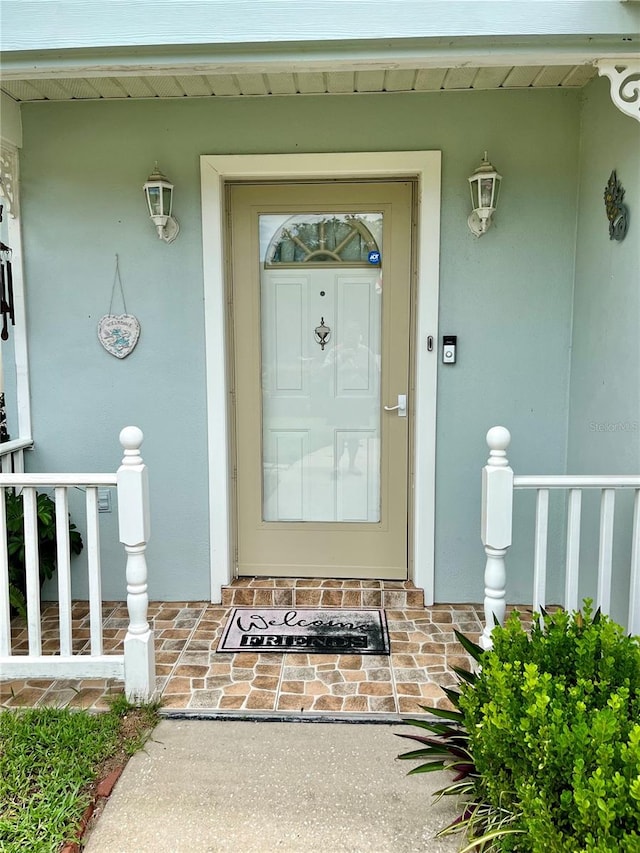 view of entrance to property