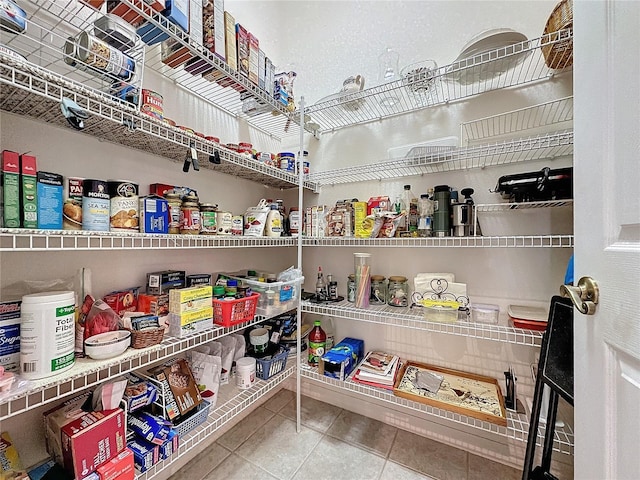 view of pantry