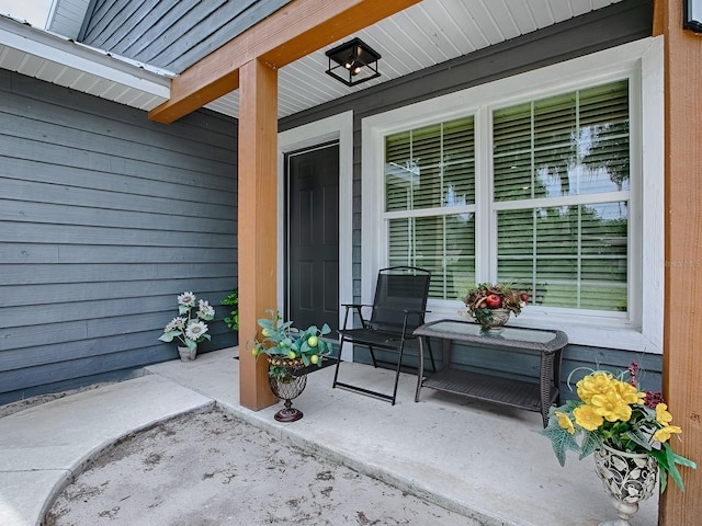 view of patio / terrace with covered porch