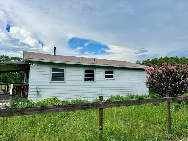 view of home's exterior