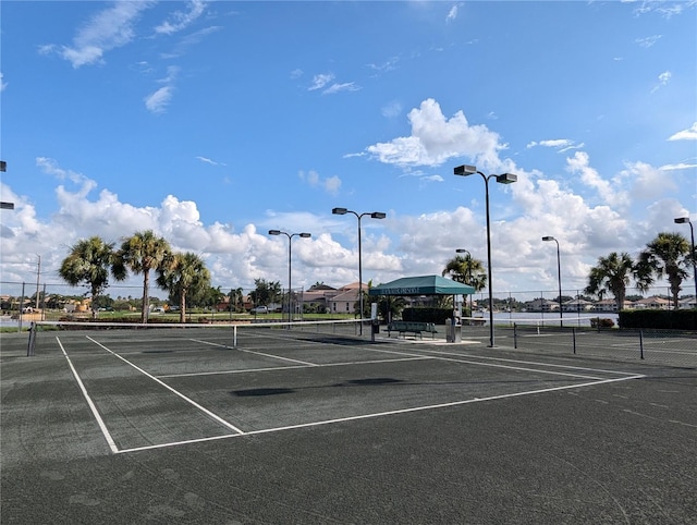 view of sport court