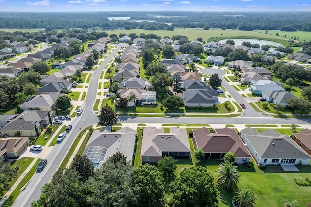 aerial view featuring a residential view