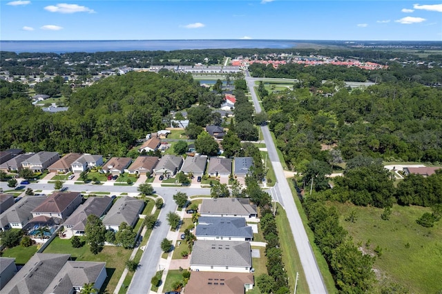 aerial view featuring a residential view