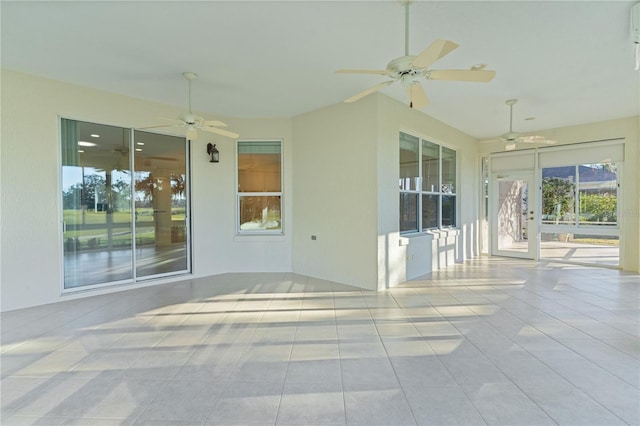 view of patio / terrace with ceiling fan