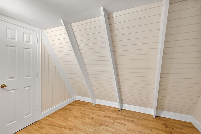 interior space featuring light hardwood / wood-style floors