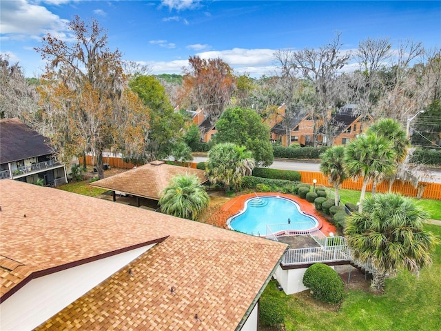 view of pool