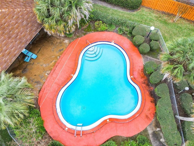 view of pool