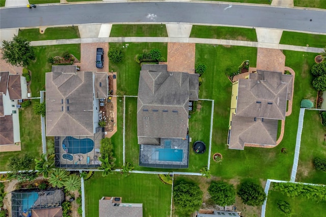 bird's eye view featuring a residential view