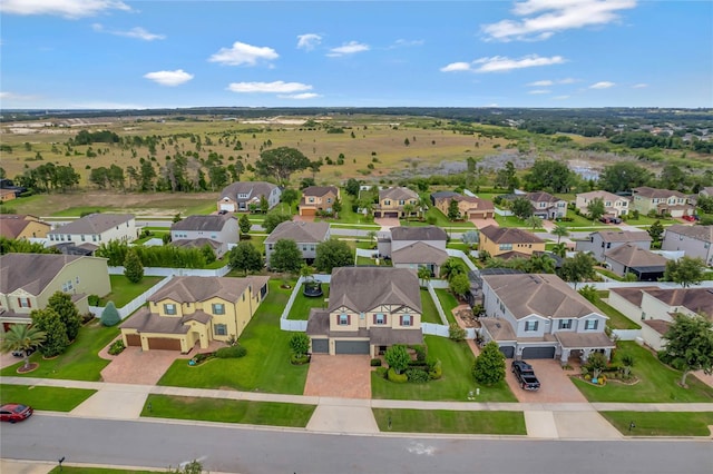 bird's eye view featuring a residential view