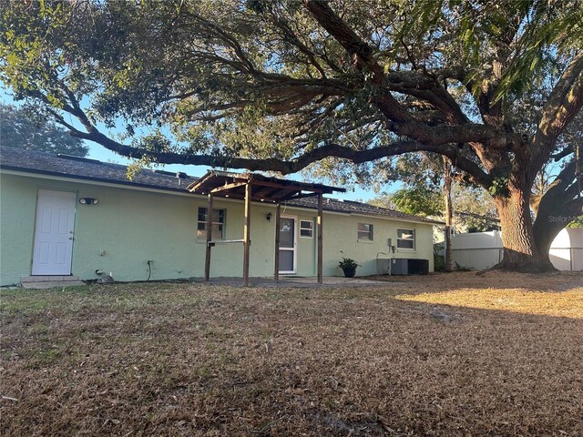 view of rear view of property