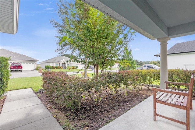 view of patio featuring covered porch