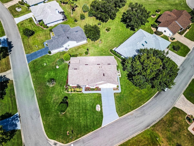 drone / aerial view featuring a residential view