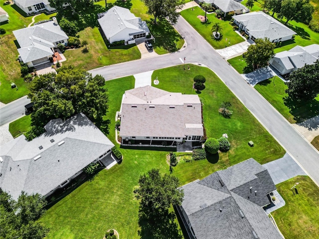 bird's eye view featuring a residential view