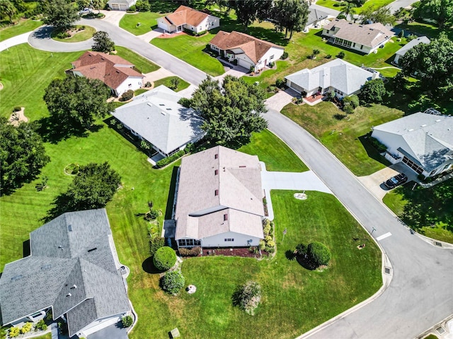 drone / aerial view featuring a residential view