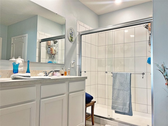 1771 Henin Cir, Tavares, FL 32778 - bathroom featuring vanity and a shower stall
