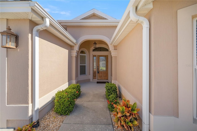 view of entrance to property