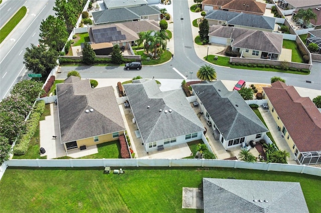 drone / aerial view featuring a residential view