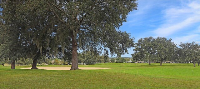 surrounding community featuring a lawn