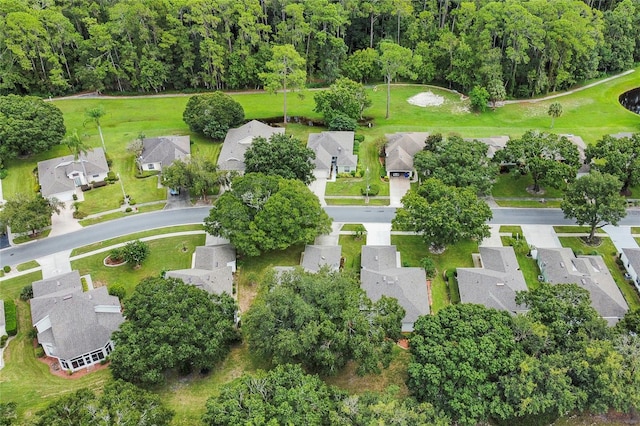 bird's eye view featuring a residential view