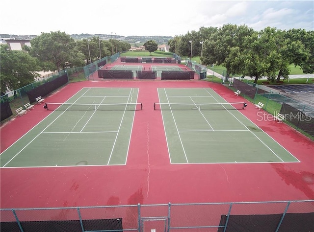 view of sport court featuring basketball court