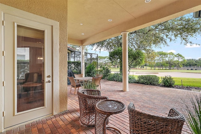 view of patio