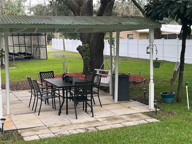 view of patio