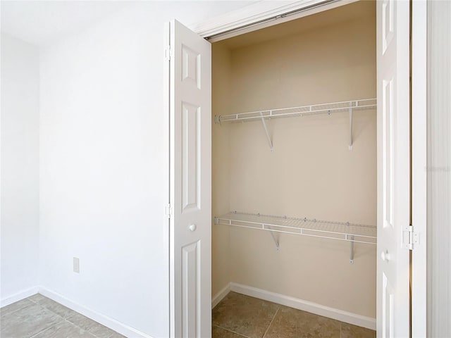 view of closet