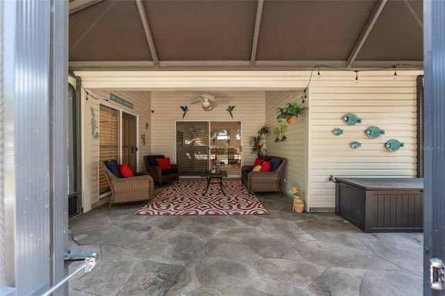 view of patio / terrace with outdoor lounge area