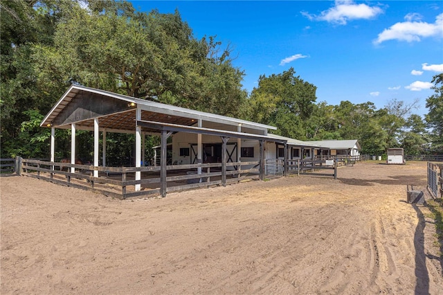 view of stable