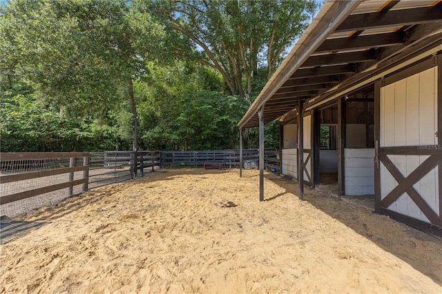 view of stable