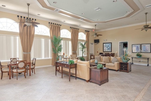 436 Orange Cosmos Blvd, Davenport, FL 33837 - building lobby with crown molding and a towering ceiling