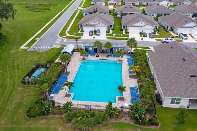 3654 Caspian St, Leesburg, FL 34748 - aerial view with a residential view