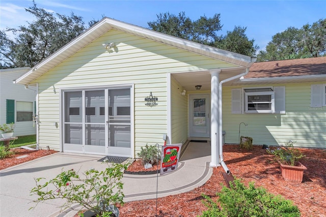 view of front of home